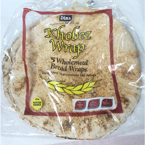 Dina 5 Small Wholemeal Bread Wraps