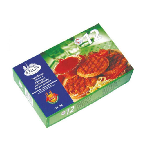 Anur Chicken Burgers – 12*70g
