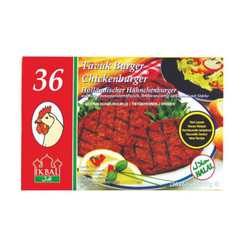 Ikbal Chicken Burger – 36*60g