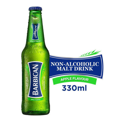 BARBICAN APPLE NON ALCOHOLIC 330ml