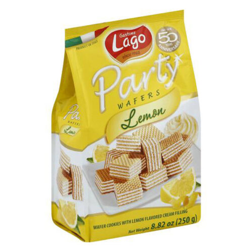 Lago Party Wafers Lemon – 250g