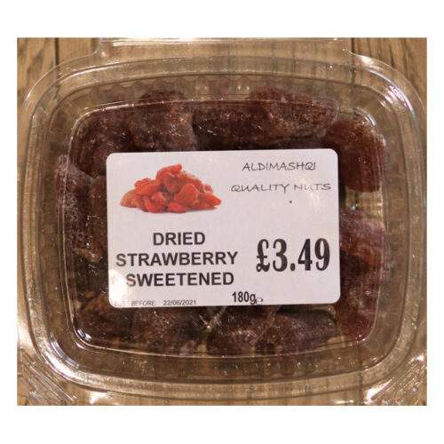 Aldimashqi Quality-Dried Strawberry Sweetened-180g