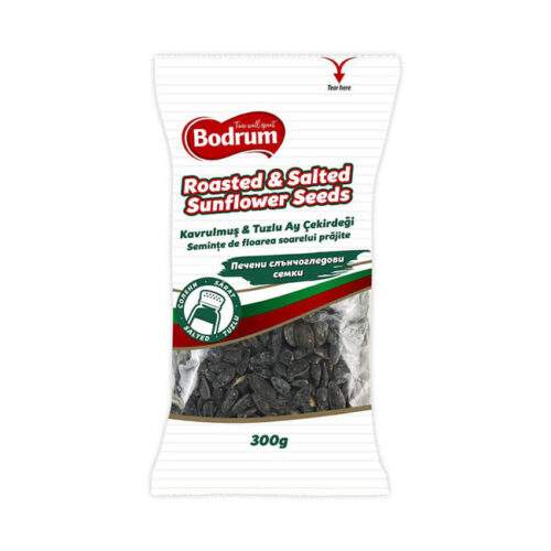 Bodrum Roasted & Salted Sunflower Seeds – 250g