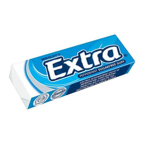 Extra Peppermint Chewing Gum Sugar Free – 10 Pcs