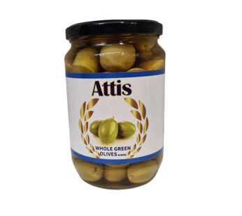 ATTIS WHOLE GREEN OLIVES -700G