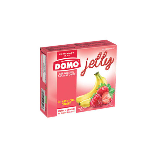 Domo Jelly Strawberry & Banana – 85g