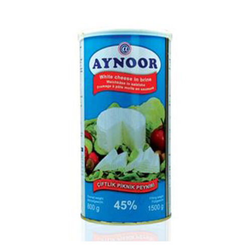 Aynoor White Cheese 45% – 1500g