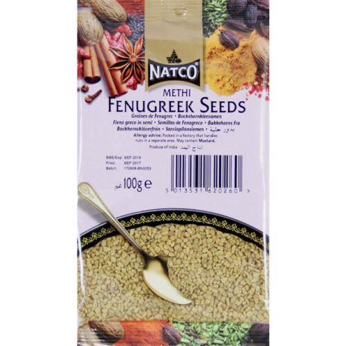 Natco Methi Fenugreek Seeds – 100g