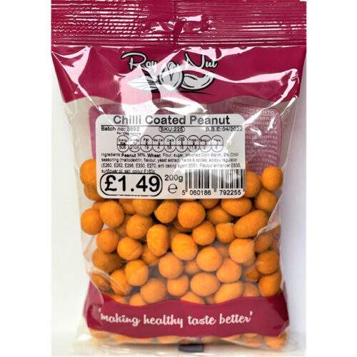 ROY NUT CHILLI COATED PEANUT 150G