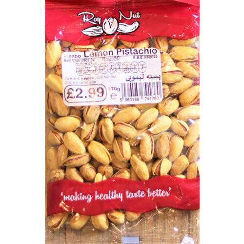 ROY NUT JUMBO LEMON PISTACHIO 150G