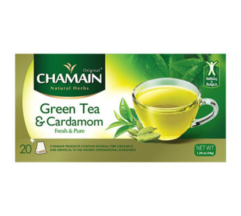 Chamain Green Tea & Cardamom – 20 Bags (2 FOR £3.50)