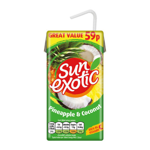 SUN EXOTIC PINEAPPLE & COCONUT 288ml