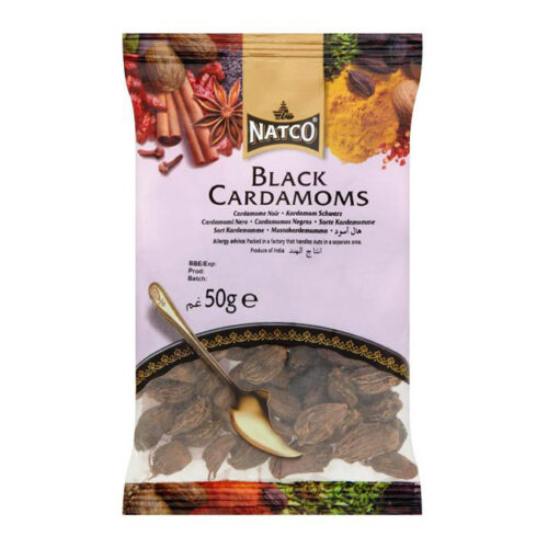 Natco Black Cardamoms – 50g