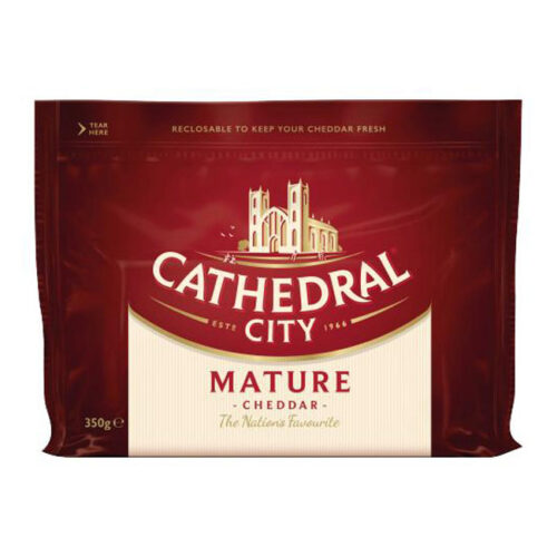 C/CITY WHITE MAT CHEDDAR 350G