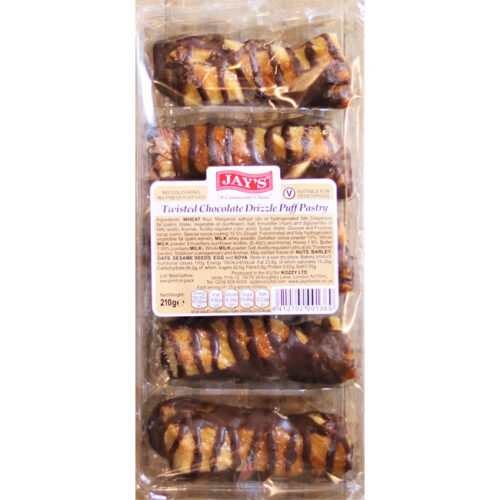 Jay’s Twisted Chocolate Drizzle Puff Pastry 210g