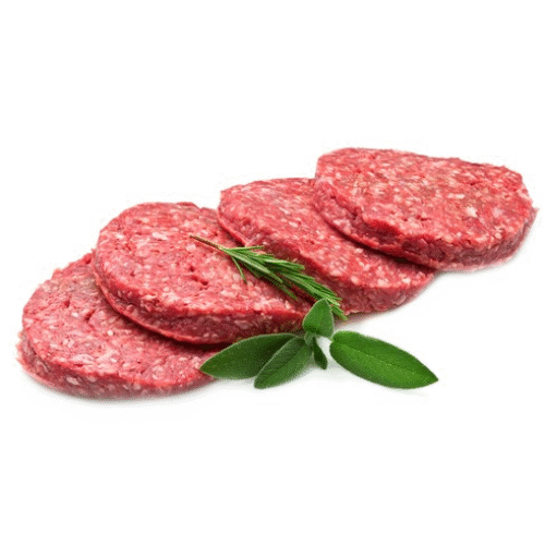 AL-DIMASHQI FRESH BEEF BURGER 400g- 5 PCS. IN PACK