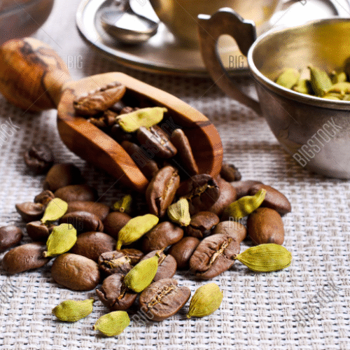 AL Dimashqi fresh ground coffee  light with cardamom 500g