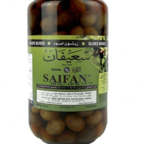SAIFAN BLACK OLIVES-650g