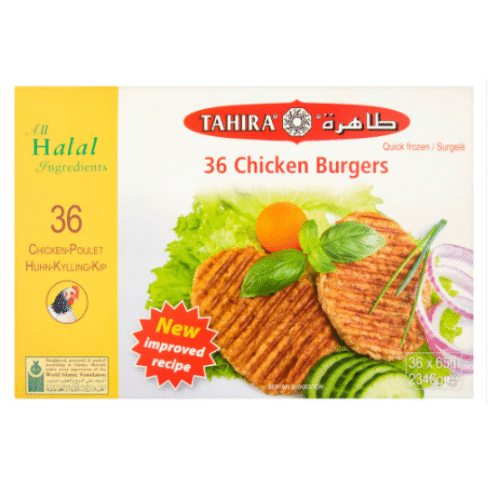TAHIRA 12 CHICKEN & BEEF BURGERS-780g