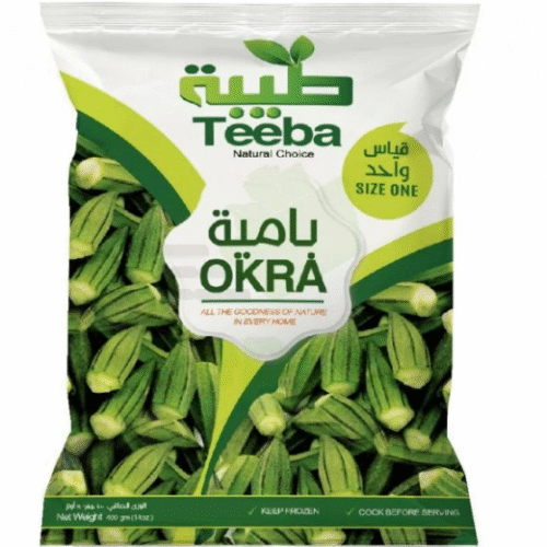TEEBA FROZEN OKRA ZERO SIZE -400g