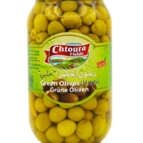 CHTOURA FIELDS GREEN OLIVES HALABI-1KG
