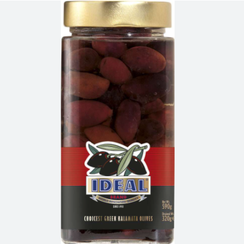 IDEAL KALAMATA GREEK WHOLE OLIVES-560g